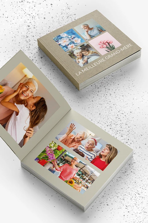 Livre photo avec le design Papier Kraft