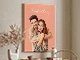 photo d'un couple transformée en tableau