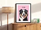 Portraits d'animaux de compagnie dans le salon