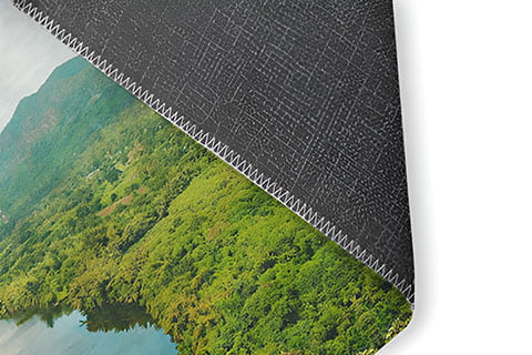 Tapis personnalisé vue détaillée